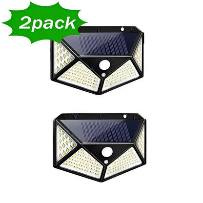 Solar-Powered LED Wall Light w/ Motion Sensor